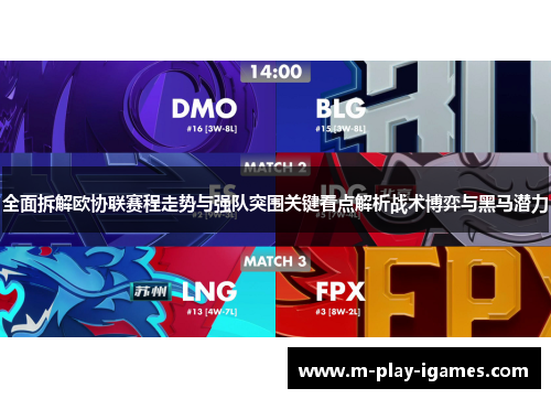 全面拆解欧协联赛程走势与强队突围关键看点解析战术博弈与黑马潜力 全面拆解欧协联赛程走势与强队突围关键看点解析战术博弈与黑马潜力